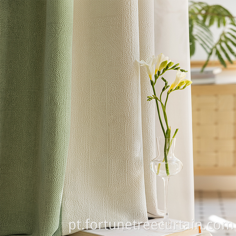 Jacquard Spliced Curtain